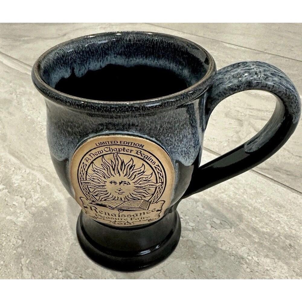 Renaissance Pleasure Faire 2013 Limited Edition Mug Gray Fox Pottery 5/250